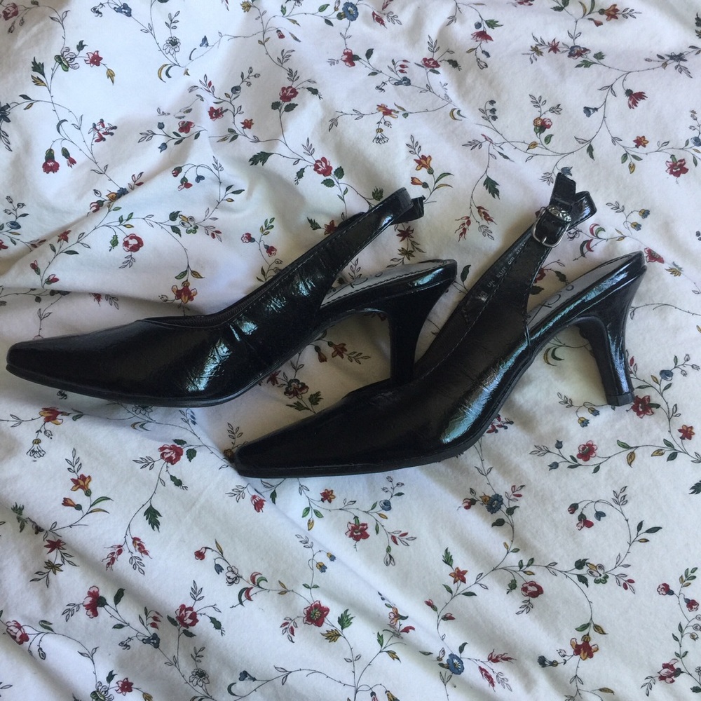 Leather heels